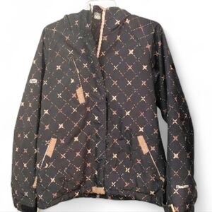 686 Smarty Women’s Insulated Snowboard Ski Jacket Hooded Size Small